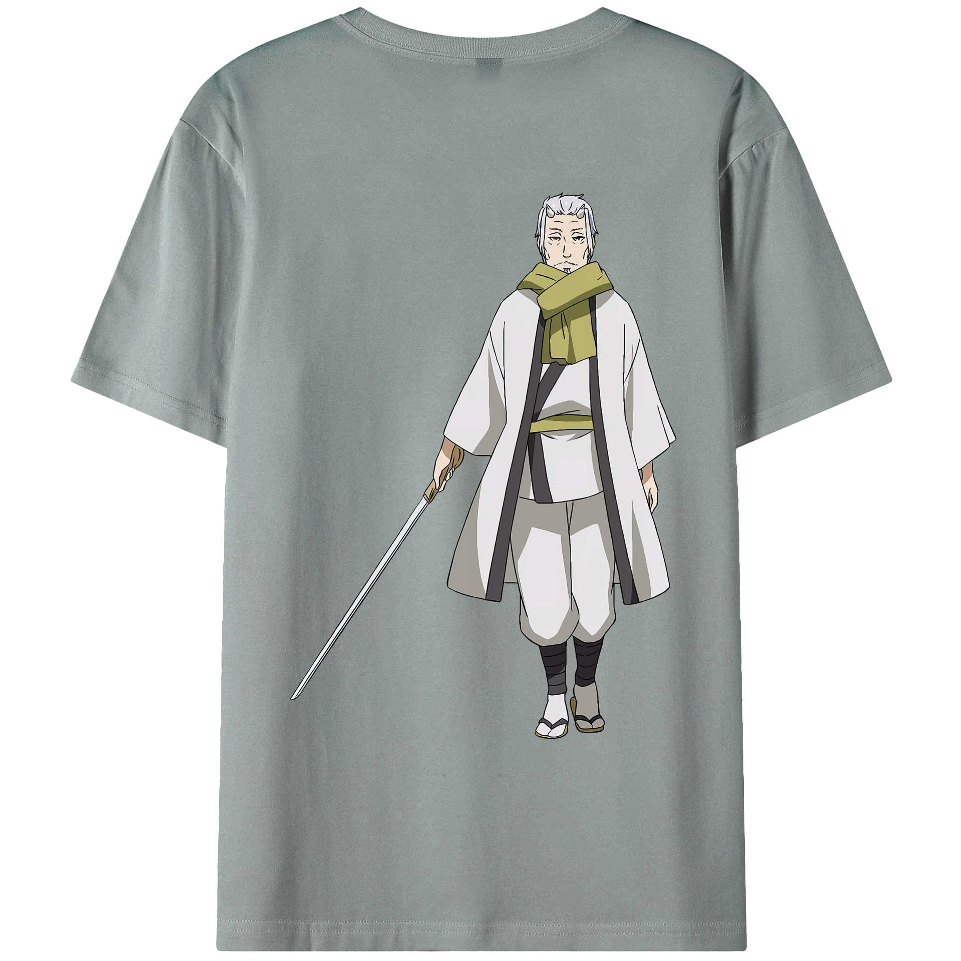 （画像用） 転スラ Regarding Reincarnated to Slime 綿100％ メンズ半袖Tシャツ（バックプリント） 通気性